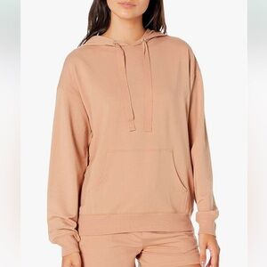 The Drop Women’s Remi Loose Fit Terry Long Sleeve Hoodie Sweatshirt Large